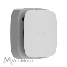 Бездротовий димовий сповіщувач зі звуковим оповіщенням Ajax EN54 FireProtect (Smoke/Sounder) Jeweller White